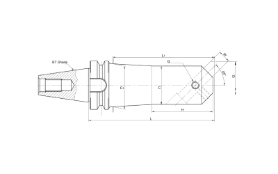 Boring Bar Holder - BSA